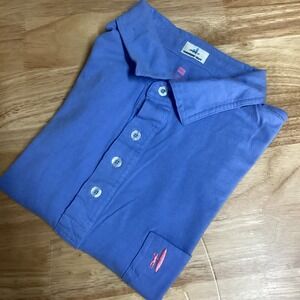 Mens‎ Johnnie O Hangin Out Short Sleeve Pocket Golf Polo- Blue- XXL